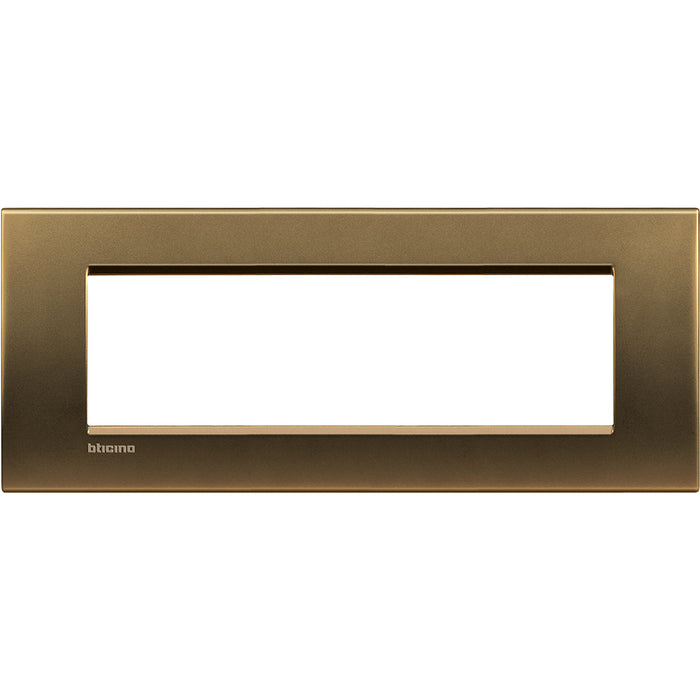 BTicino LNA4807BZ - LL - placca 7P bronzo