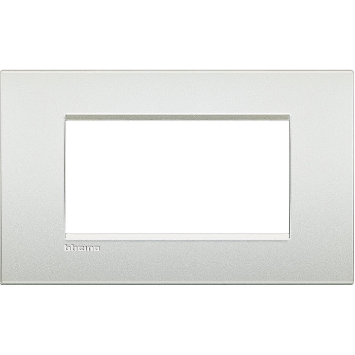 BTicino LNC4804PR - LL - placca 4P bianco perla