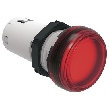 Lovato LPMLB4 - Indicatore luminoso monoblocco a led a luce fissa 22mm serie platinum‚ rosso‚ 24vac/dc