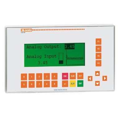 Lovato LRXP01 - Pannello operatore 24vdc‚ rs232‚ rs485 (modbus-rtu master)