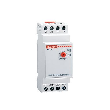 Lovato LVM20A127 - Rel di livello‚ esecuzione modulare‚ monotensione. Ripristino automatico‚ 110...127vac