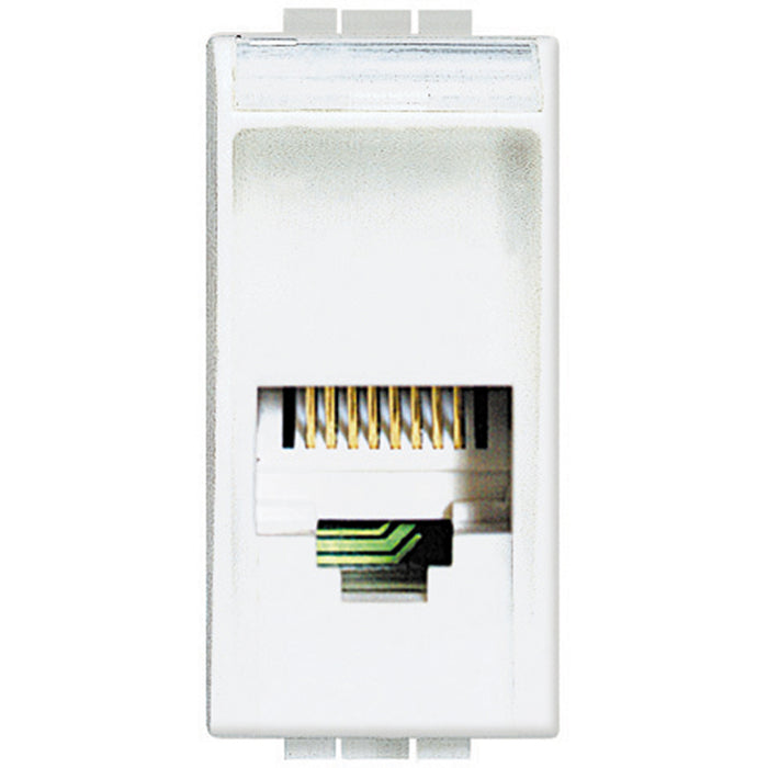 BTicino N4258/11N - light - connettore RJ11 (4/6) tipo K10