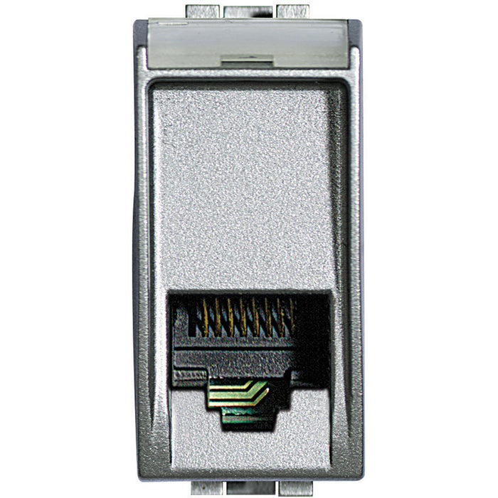 BTicino NT4258/11N - light tech - connettore RJ11 (4/6) tipo K10