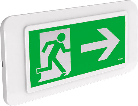 Beghelli 4278 - 3 ADESIVI PER LAMPADA D'EMERGENZA (SX DX e BS)