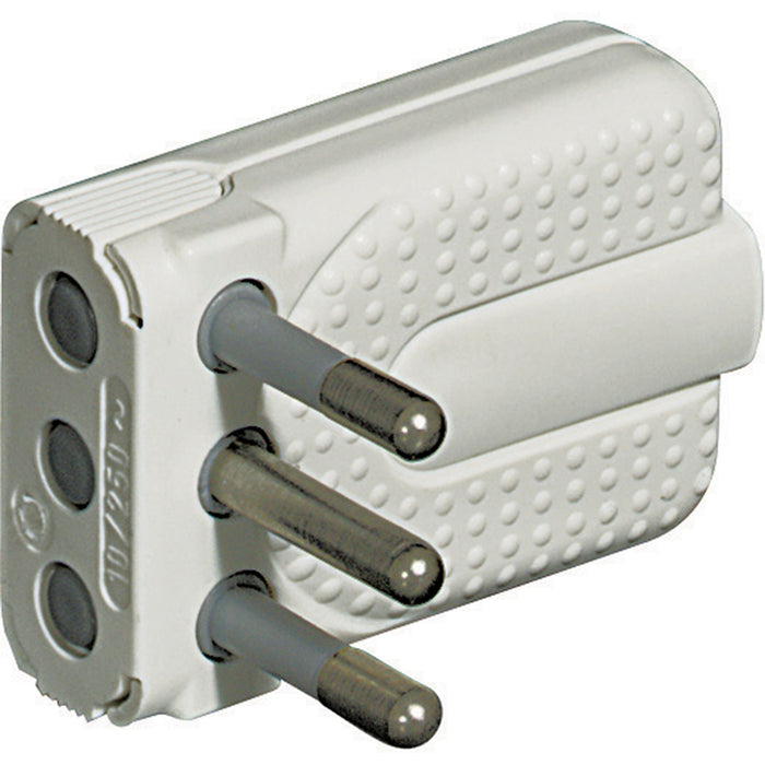 BTicino S2465TAE - Kit - spina corner salvasp. 2P+T 10A bianco
