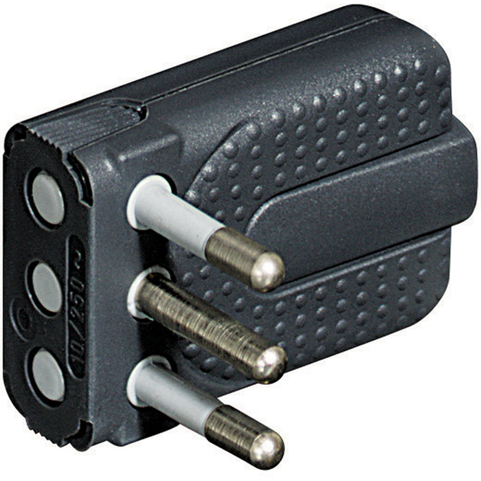 BTicino S2465TGE - Kit - spina corner salvasp. 2P+T 10A grigio