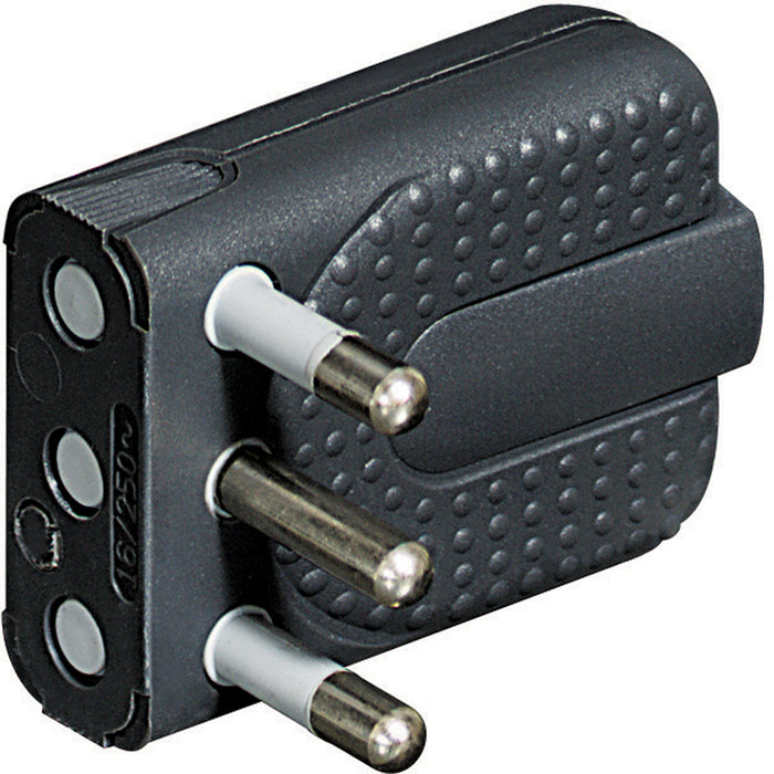 BTicino S2466TGE - Kit - spina corner salvasp. 2P+T 16A grigio