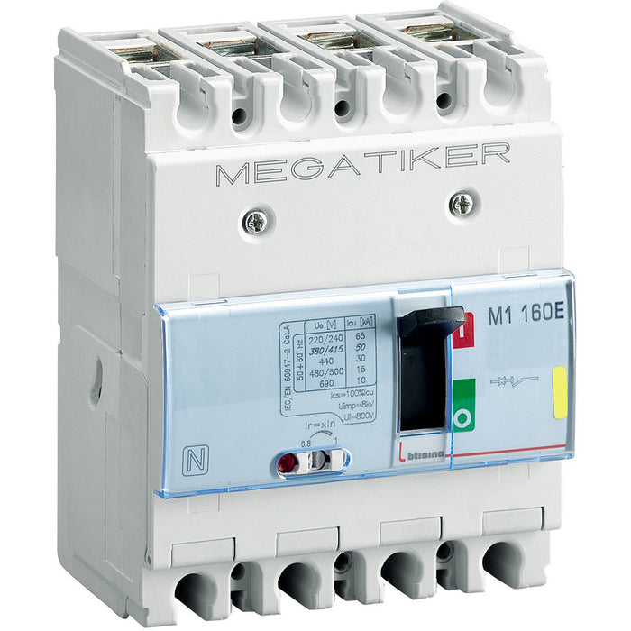 BTicino T714E160 - M1 160E - magnetot 3P+N/2 160A 16kA