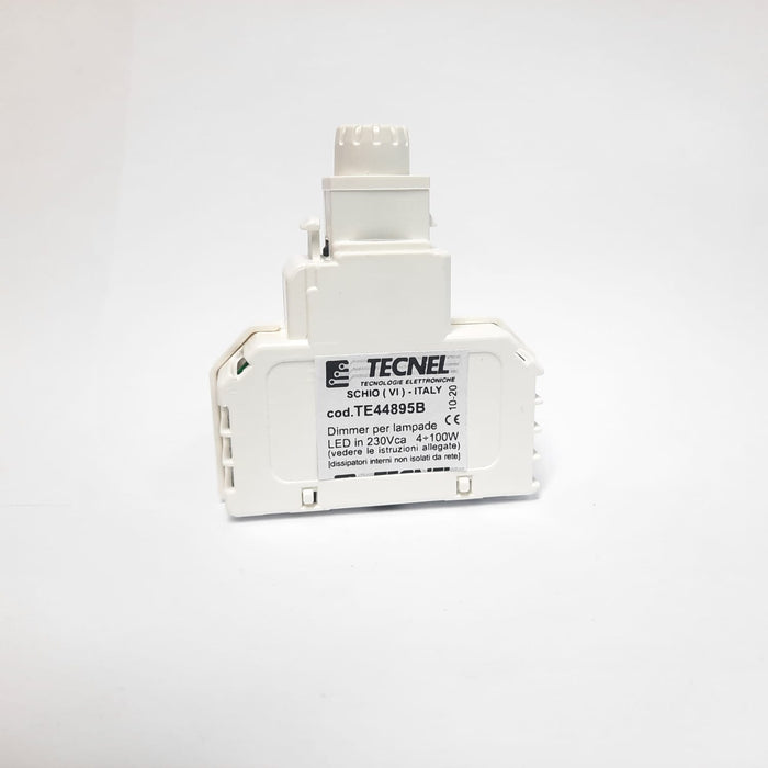 TE44895B - Dimmer Keystone rotativo con deviatore push-push 4-100W/230V