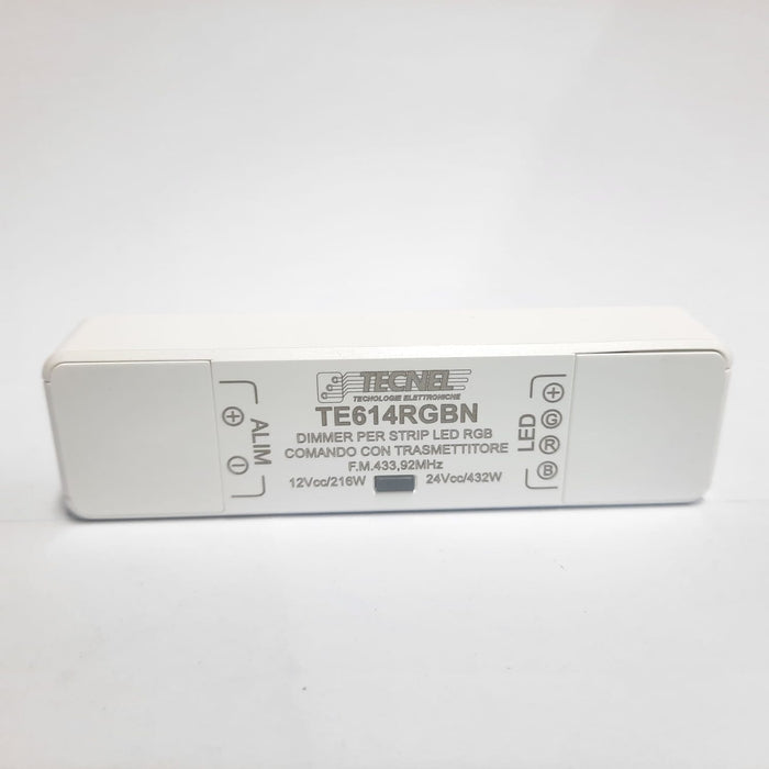 TE614RGBN - DIMMER RF SLED RGB+TX 12/24VCC 216/432W