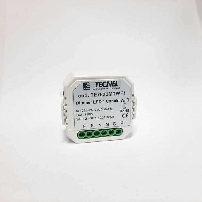 TE7632MTWF1 - DIMMER LED 1 CANALE 4÷150W 230VAC MOSFET WIFI COMANDABILE CON ALXA E GOOGLE