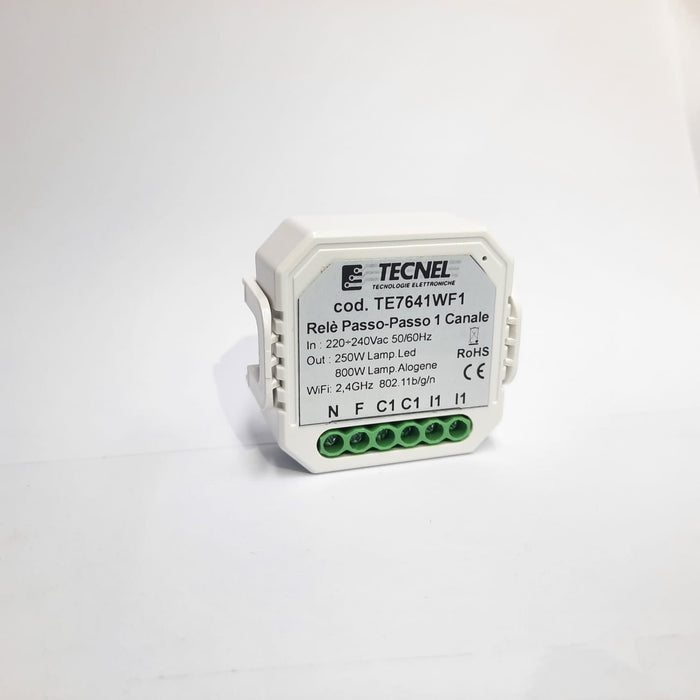 TE7641WF1 - RELE'PASSO PASSO 1X10A 230V PUSH+WIFI