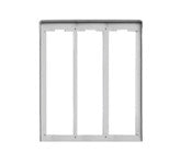 Vimar C333 - Elvox Cornice per 3 placche 3M alluminio