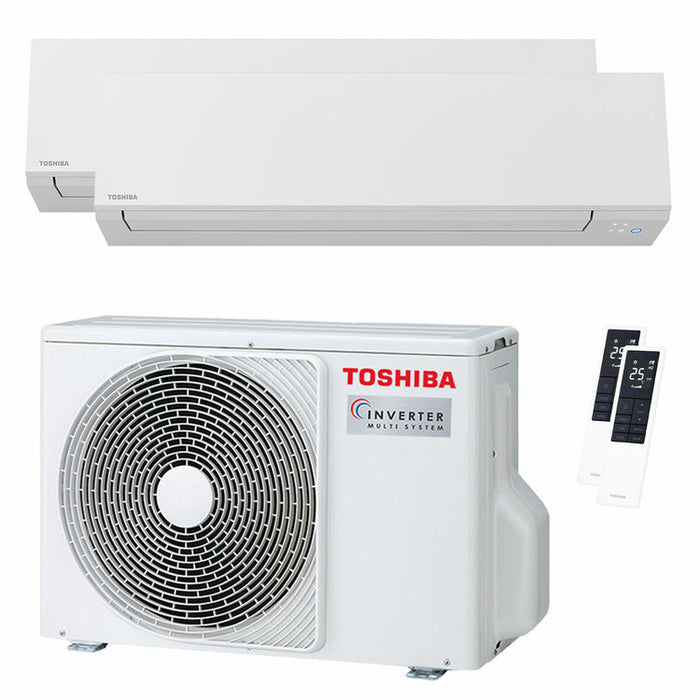 DUALSHORAI10 - Condizionatore Inverter Dual Shorai Edge 10000+10000 Btu A+++ con Unit… Esterna 4Kw