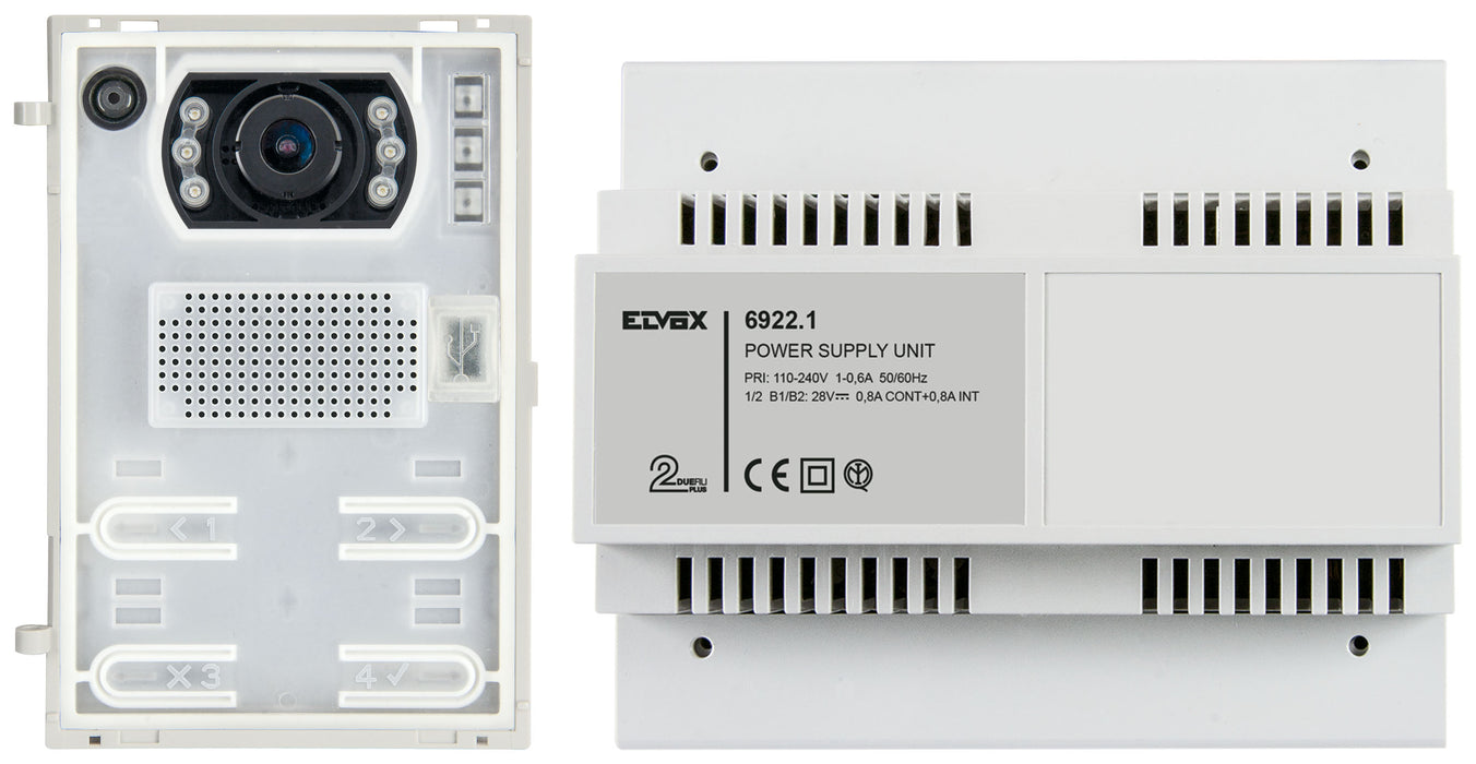 Vimar K41005 - Kit a/v grandangolo duplex espand. 2F+