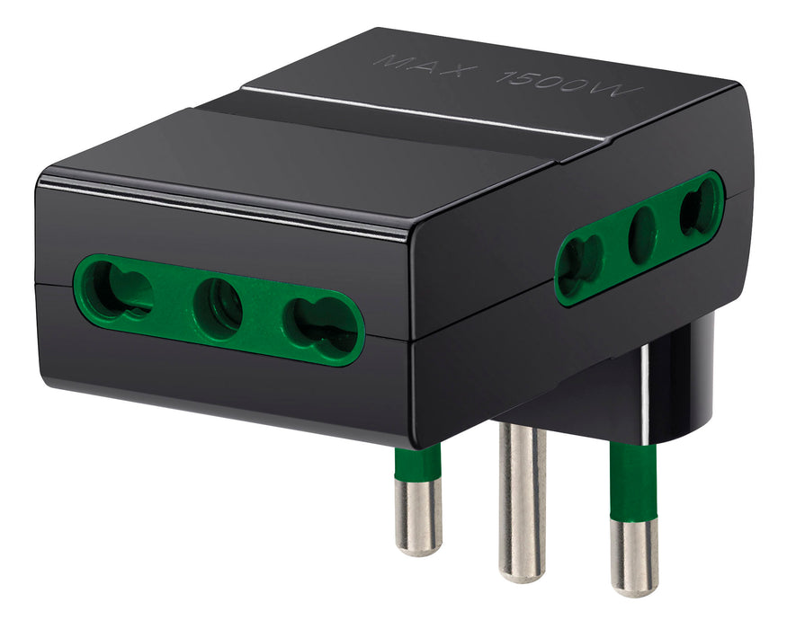 Vimar RI.00311 - Adattatore mult. S17 + 3P17/11 nero