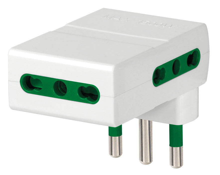 Vimar RI.00311.B - Adattatore mult. S17 + 3P17/11 bianco