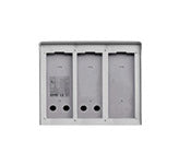 Vimar S323 - Elvox Scatola da parete c/cornice 3 placche 2M