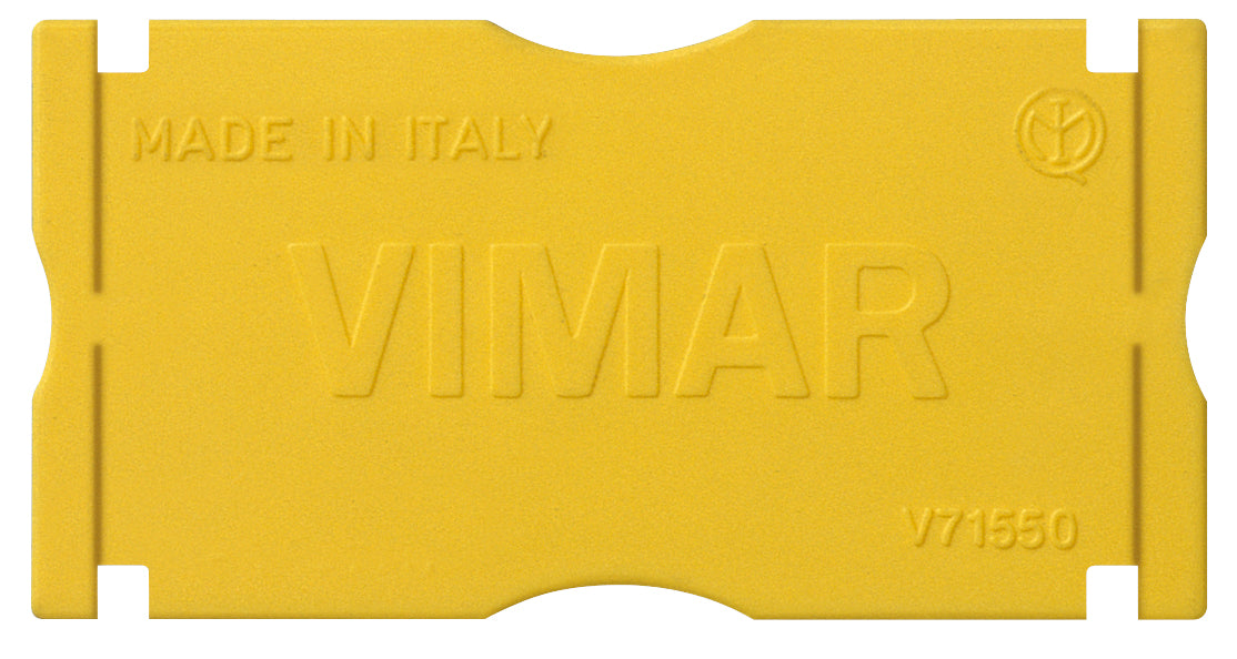 Vimar V71550 - Separatore per scat.inc.rett.giallo