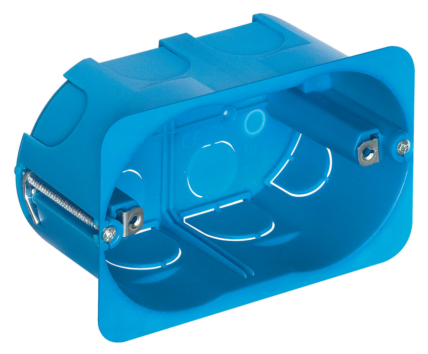 Vimar V71703 - Scatola incasso 3 Moduli per pareti leggere azzurro