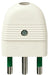 01026.B - Spina 2P+T 16A assiale bianco 