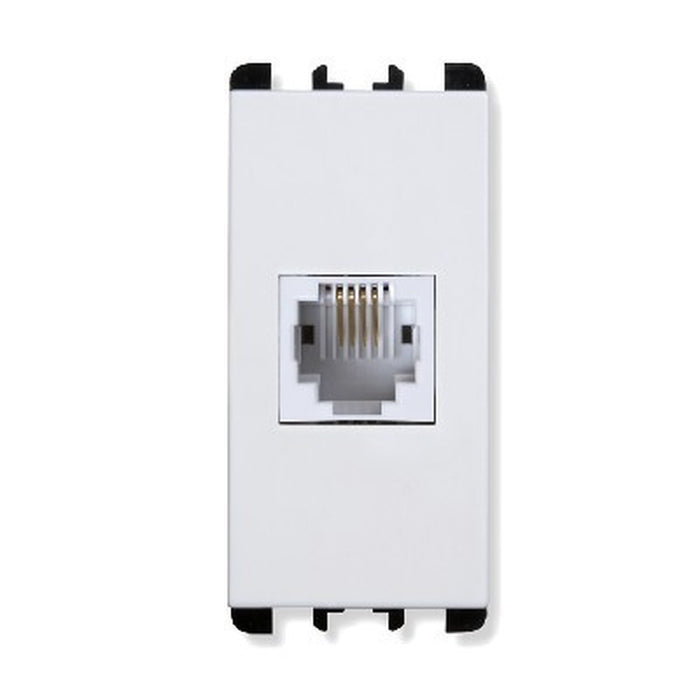Urmet 10411.B - PRESA RJ11 6/4 MORS.A INN.1M B