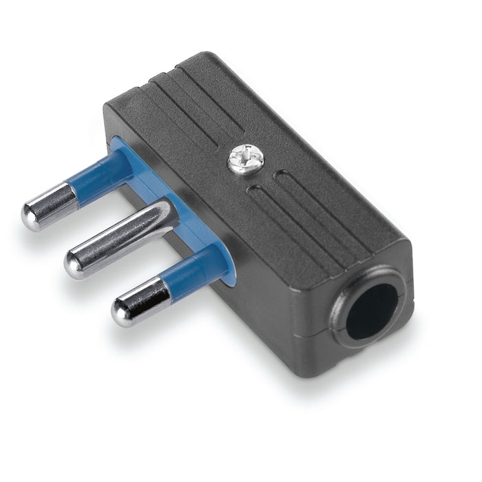 Scame 104.4070/N - SPINA EXTRAP. serie AZZURRA 16A NERA