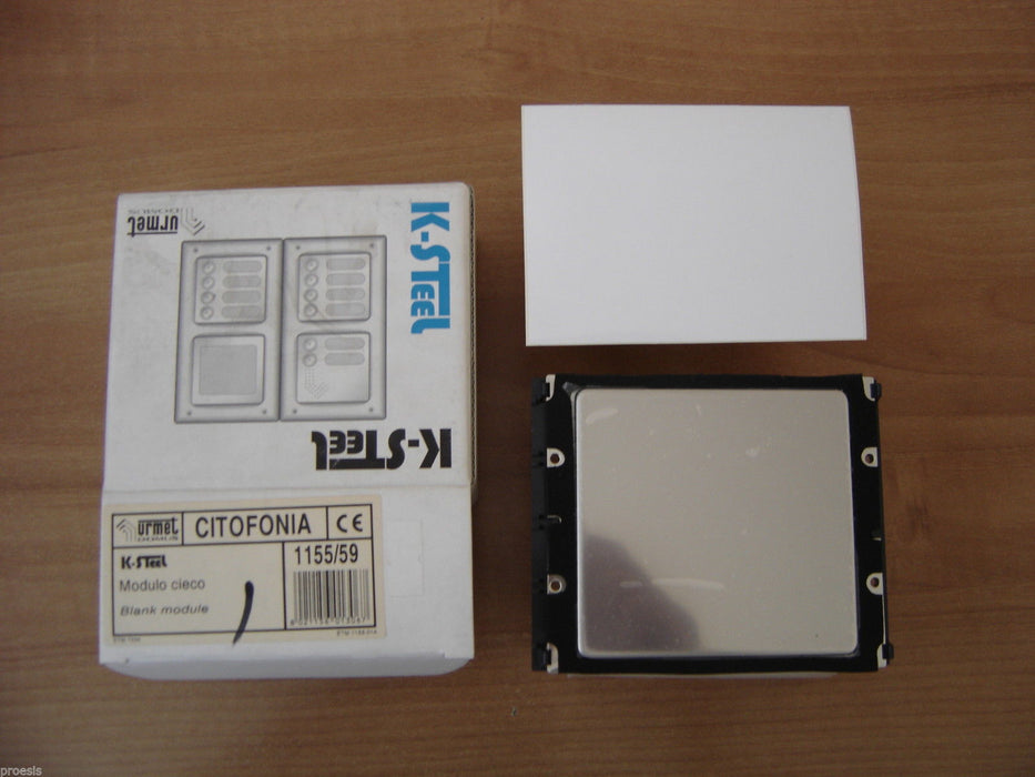 Urmet 1155/59 - MOD. CIECO PULSANTIERE K-STEEL