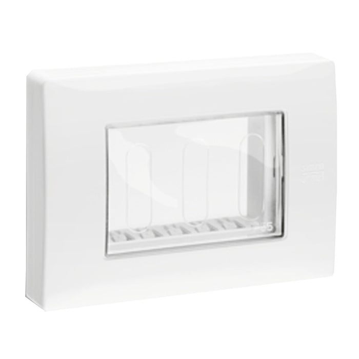 Urmet 12513.BN - CALOTTA IP55 3MOD BIANCA