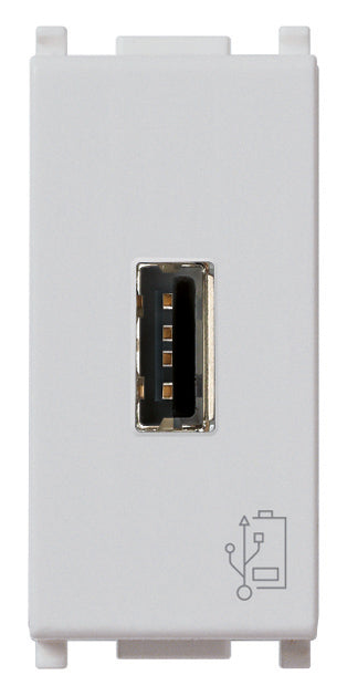 Vimar 14292.SL - Plana Silver Unit alimentazione USB 5V1‚5A 1M Silver