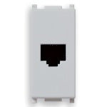 Vimar 14320.SL - Plana Silver Presa RJ11 6/4 Silver