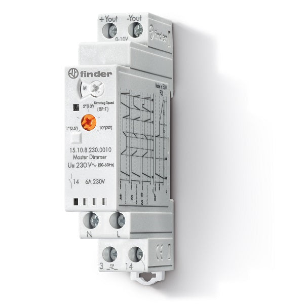 Finder 151082300010 - MASTER DIMMER 17‚5MM 0-10V