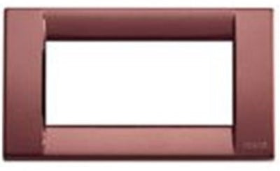 Vimar 16734.25 - PLACCA CLASSICA 4M BORDEAUX METALL
