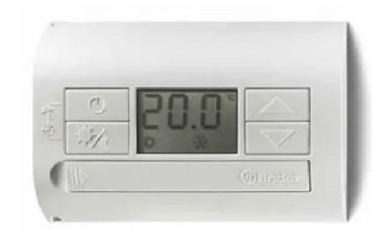 Finder 1T3190030000 - TERMOSTATO DIGIT BIANCO PARETE 1CO 5A BATT