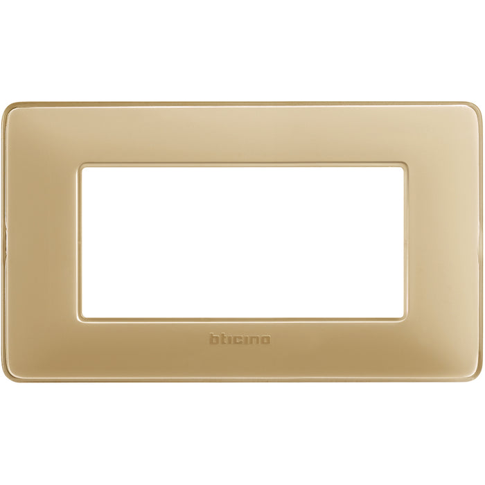 BTicino AM4804CAV - placca 4 moduli - colore avorio