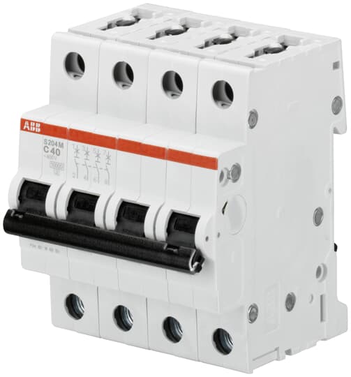 Abb S544030 - Interruttore magnetotermico 10kA Curva C 50A 4P