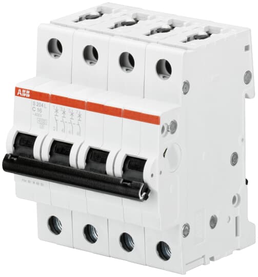 Abb S598668 - Interruttore magnetotermico 4‚5 kA Curva C 16 A 4P