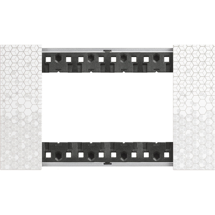BTicino KA4804MW - Living Now - Placca 4P PIXEL