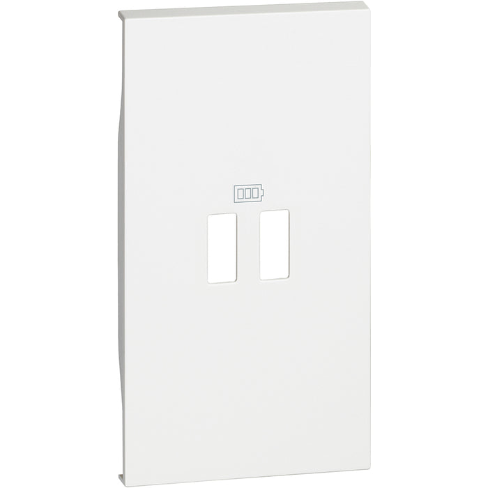 BTicino KW12C - Living Now - cover caricatore USB 2M bianco