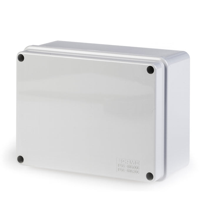 Scame 686.206 - Scatola di derivazione con coperchio a vite e pareti lisce 150x110x70mm IP56
