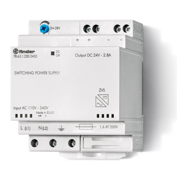 Finder 786012302403 - ALIMENTATORE SWITCHING 60W 24VDC (2.5A)