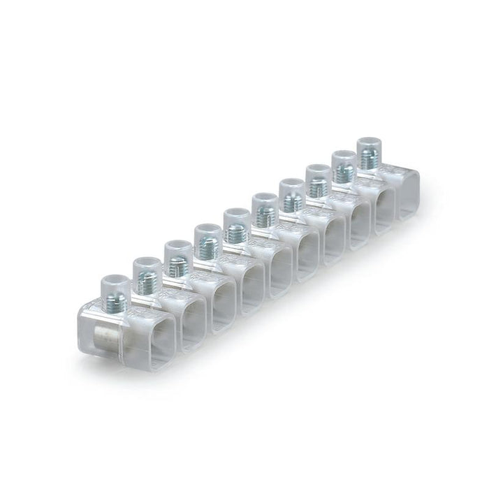 Scame 812.378 - MORSETTO A STECCA 10mmq TRASPARENTE