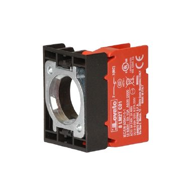 Lovato 8LM2TE01 - Elemento di contatto 22mm serie 8lm‚ nc. Attacchi a vite. Con base di fissaggio