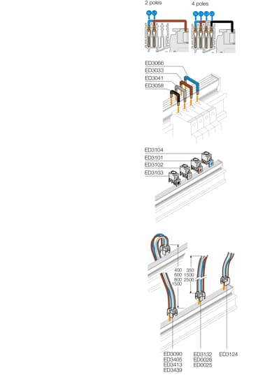 Abb ED3108 - Connessione con 2 conduttori L/N 16A