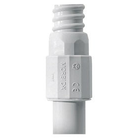 DX43325 - RACCORDO TUBO-GUAINA MORBIDX - IP67 - HALOGEN FREE - DIAMETRO 25MM - GRIGIO RAL7035 