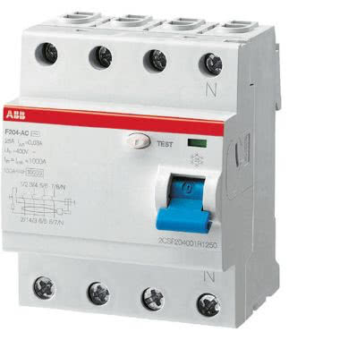 Abb F427812 - F204 AC 25A 30MA INTERR.DIFFERENZ. PURO 4P