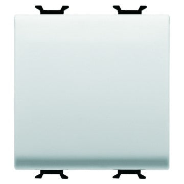 Gewiss GW10031 - INTERRUTTORE UNIPOLARE 250V ac - 16AX - NEUTRO - 2 MODULI - BIANCO - CHORUS