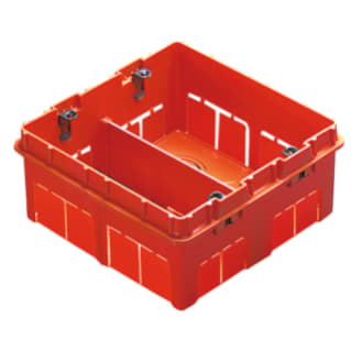 GW24238 - SCATOLA AD ALTA CAPIENZA PER SERIE CIVILI MODULARI - BIG BOX - HALOGEN FREE - 12 POSTI (6+6) - 186X132X53 