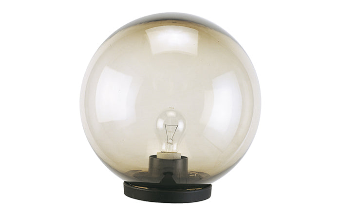 Kit 2x Globo Acrilux diametro 30mm (Fumé, opale, trasparente) + 2x Lampadina 13w e27 Beghelli (3000°k, 4000°k, 6500°k)