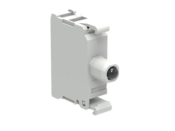 Lovato LPXLPM6 - Elemento portalampada a led a luce fissa 22mm serie platinum‚ attacchi a vite. Protezione da accensioni per correnti indotte‚ 185...265vac. Blu